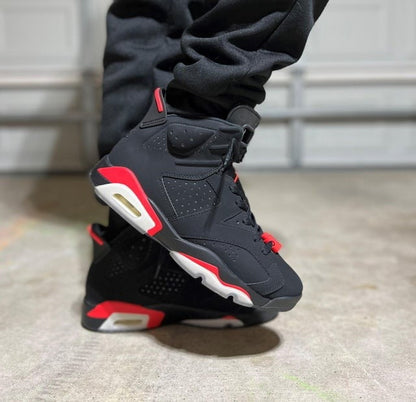 Jordan 6 Retro Black Infrared Sneakers - Legend Status | Instant Classic
