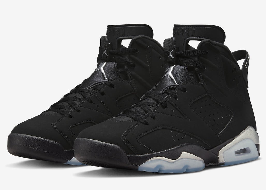 Jordan 6 Retro Chrome Metallic Silver Sneakers - Head-Turner
