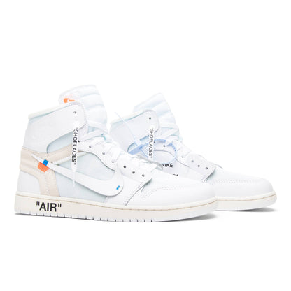 Off-White x Air Jordan 1 Retro High OG ‘White’ 2018 AQ0818-100 Sneakers - All...