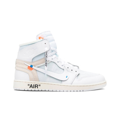 Off-White x Air Jordan 1 Retro High OG White 2018 AQ0818-100 Sneakers - Head-...