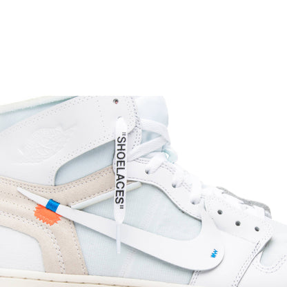 Off-White x Air Jordan 1 Retro High OG White 2018 AQ0818-100 Sneakers - Head-...