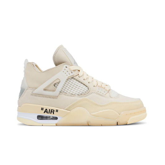 Off-White x Wmns Air Jordan 4 SP ‘Sail’ CV9388-100 Sneakers - Authentic
