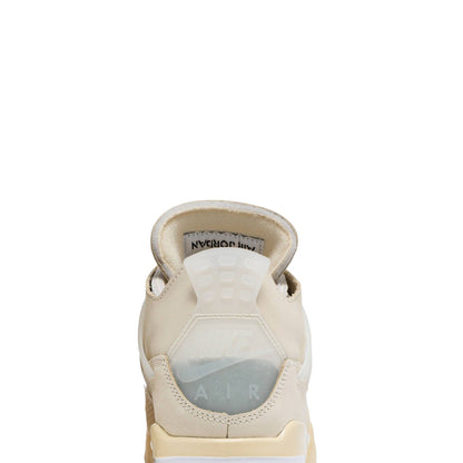 Off-White x Wmns Air Jordan 4 SP ‘Sail’ CV9388-100 Sneakers - Authentic