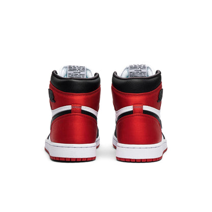 Wmns Air Jordan 1 Retro High Satin Black Toe CD0461-016 Sneakers - Performanc...