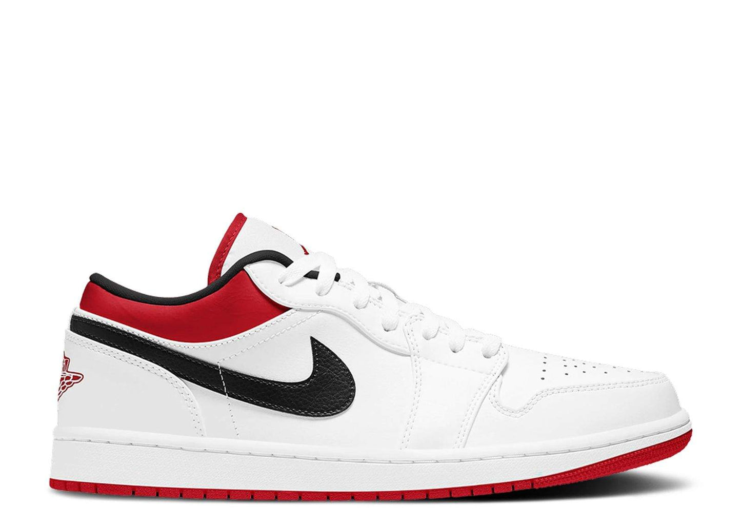Air Jordan 1 Low ‘White University Red’ Revered Footwear Sneakers - Cushioned...